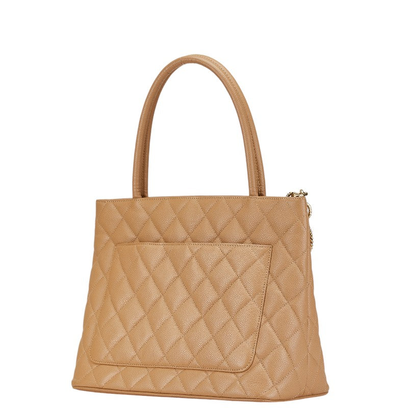 Chanel Caviar Skin Matelasse Coco Mark Tote