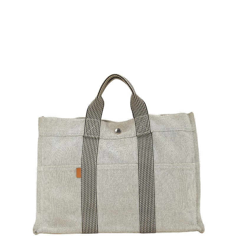 Hermes Canvas New Fourre Tout Tote Bag