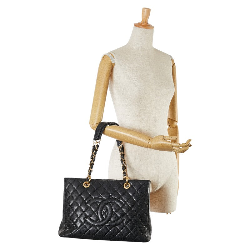 Chanel Caviar Matelasse Coco Mark Tote Bag