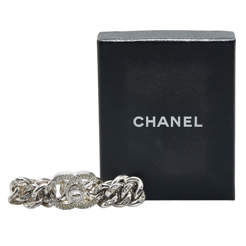 Chanel Coco Mark Turnlock Rhinestone Bracelet