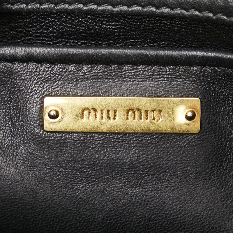 Miu Miu Leather Biker Handbag RN1084