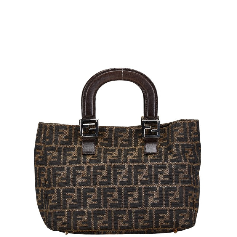 Fendi Zucca Mini Tote Bag Canvas Leather