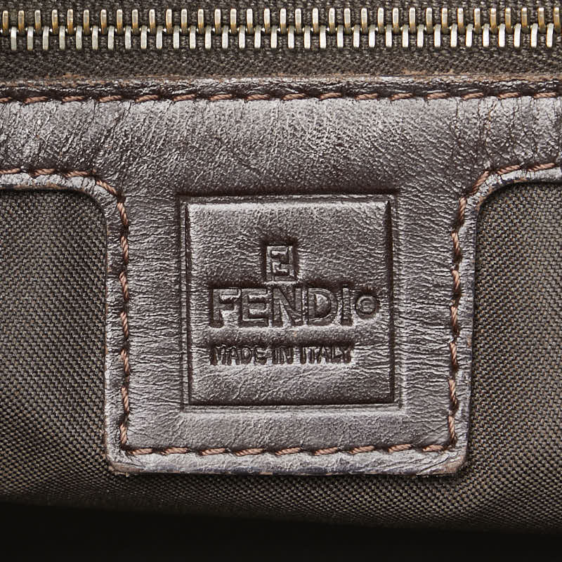 Fendi Zucca Mini Tote Bag Canvas Leather