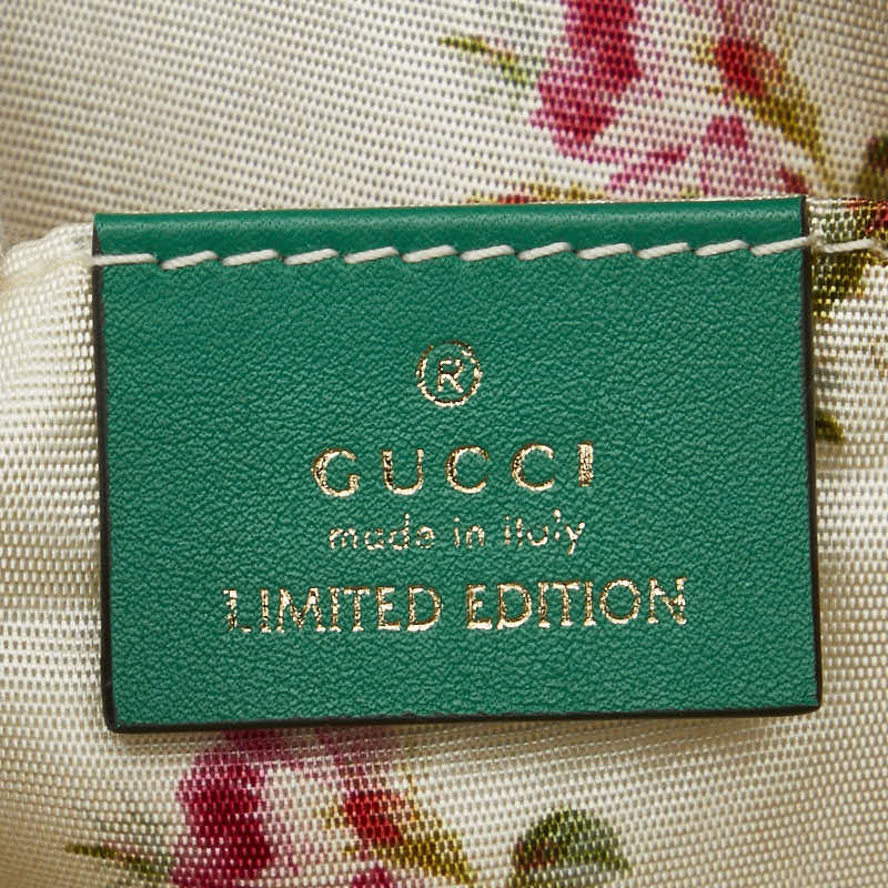 Gucci GG Marmont Python Straw Shoulder Bag