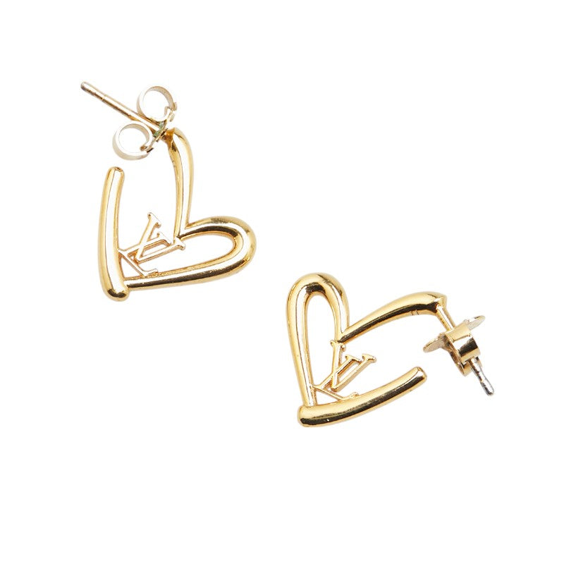 Louis Vuitton Heart Falling Love PM Earrings M00463