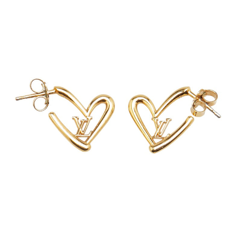 Louis Vuitton Heart Falling Love PM Earrings M00463