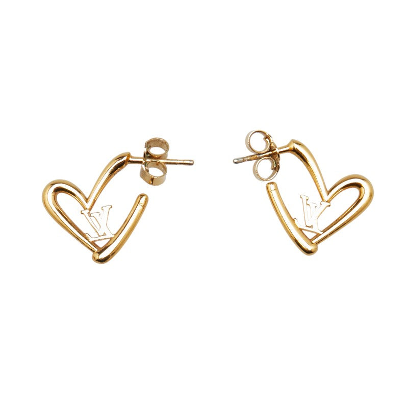 Louis Vuitton Heart Falling Love PM Earrings M00463