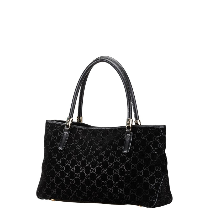 Gucci GG Canvas Leather Tote Bag 161717