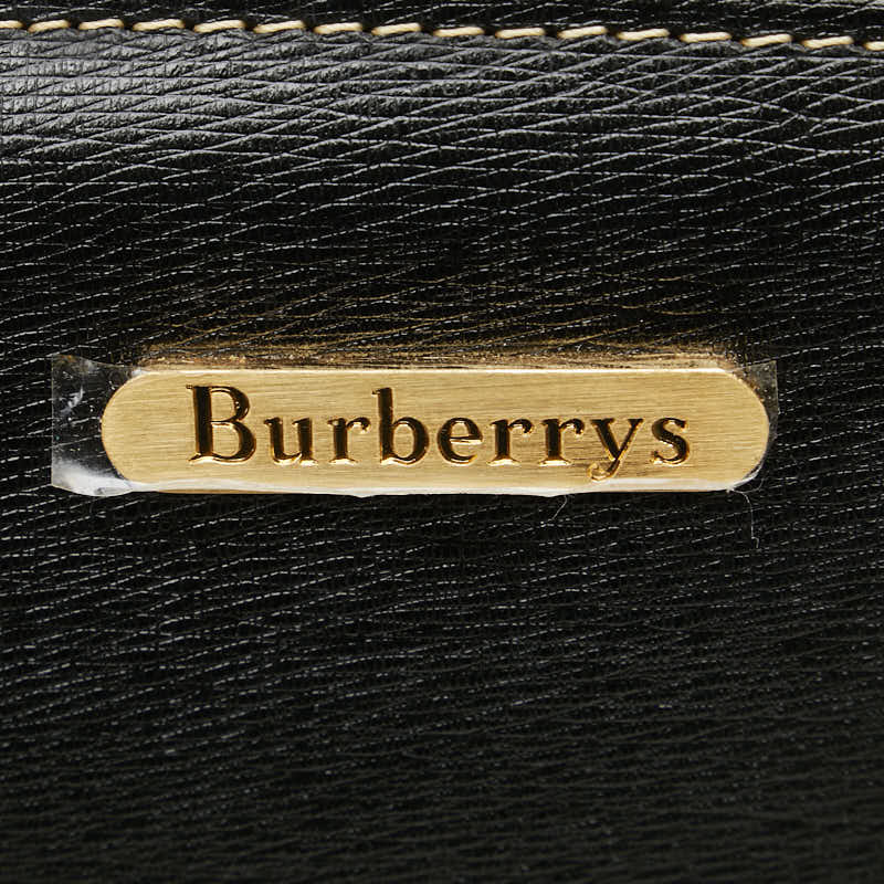 Burberry Nova Check Shadow Horse Leather Handbag