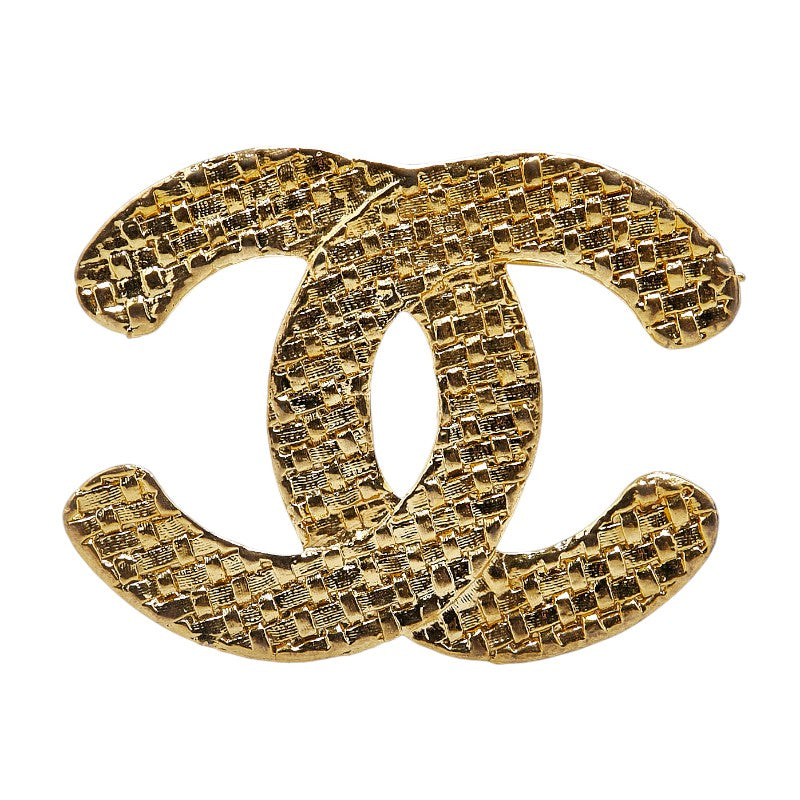 Chanel Coco Mark Gold Plated Brooch