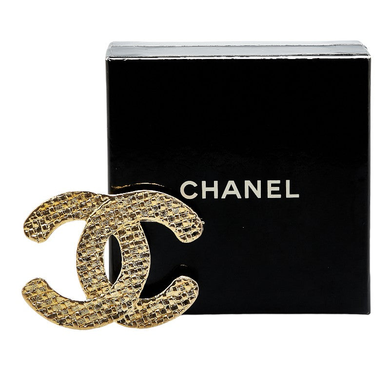 Chanel Coco Mark Gold Plated Brooch