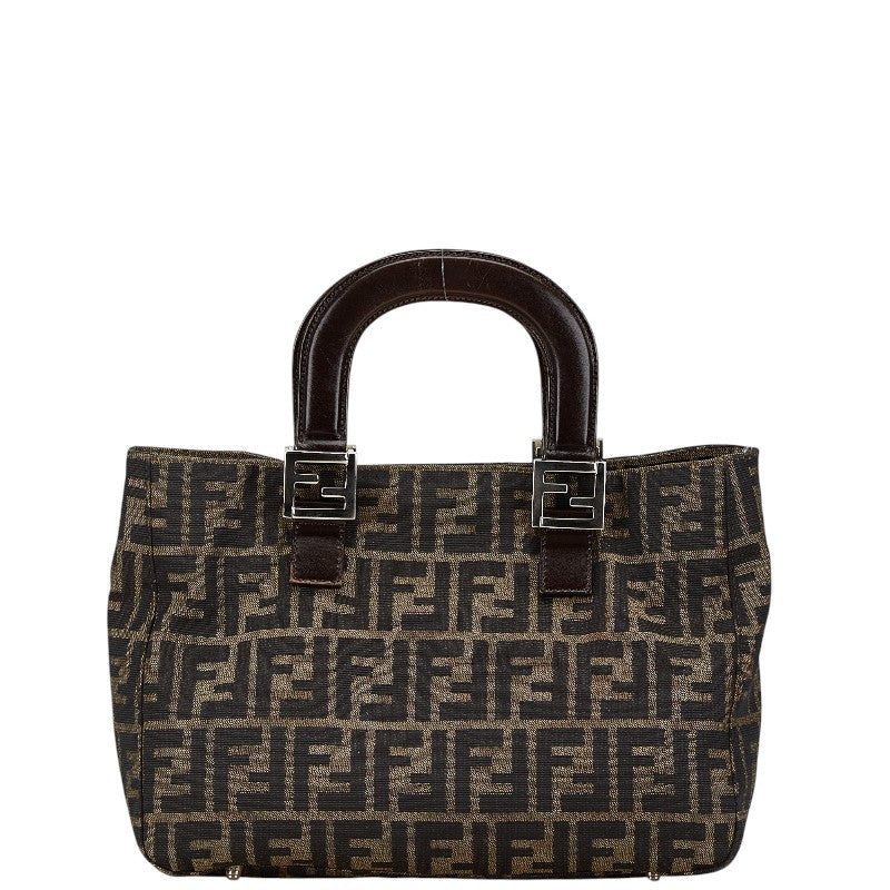 Fendi Zucca Mini Tote Bag Canvas Leather