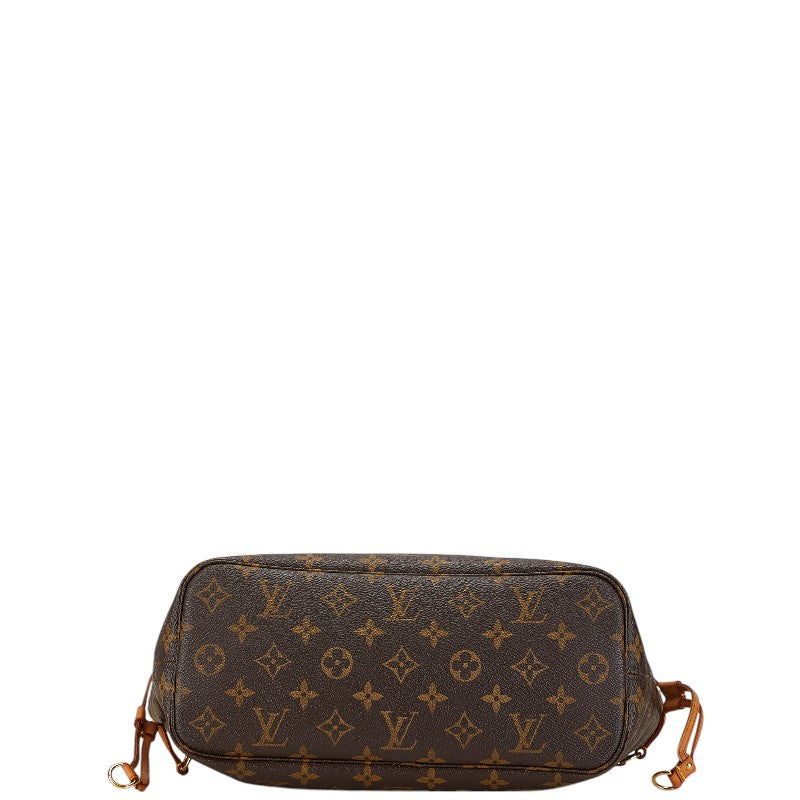 Louis Vuitton Neverfull PM Tote Brown PVC Leather