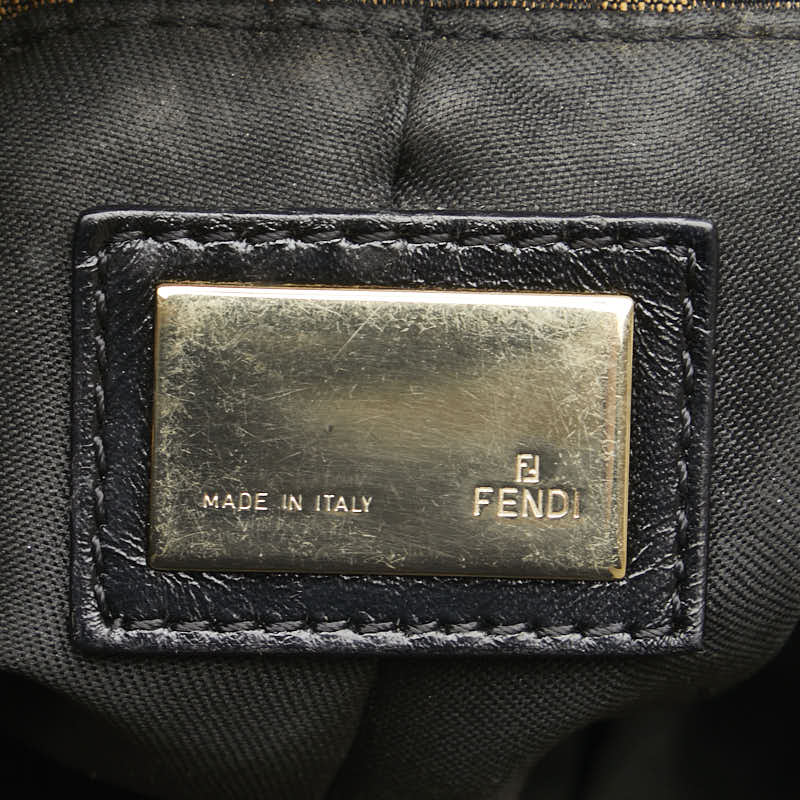 Fendi Zucca Mini Handbag Canvas Leather