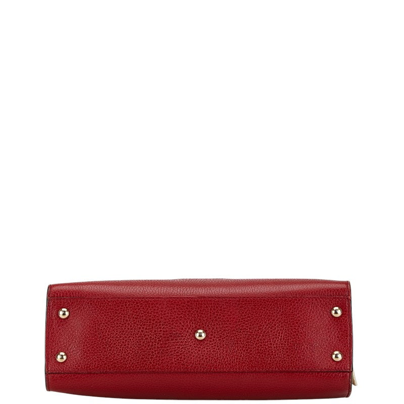 Gucci Soho Interlocking G 2WAY Handbag Red