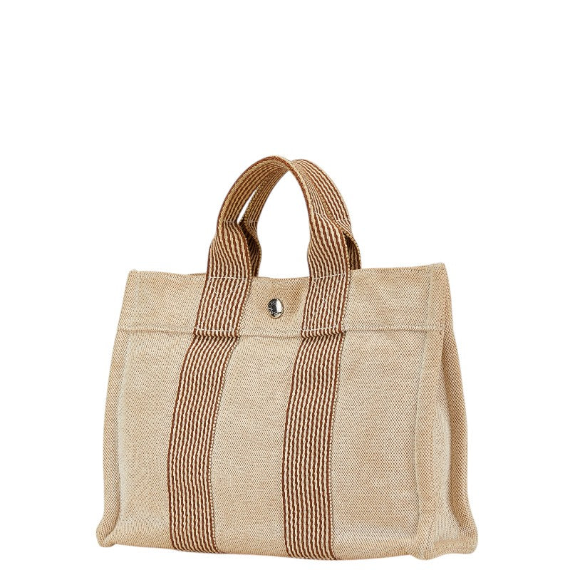 Hermes Canvas New Fourre-Tout PM Tote