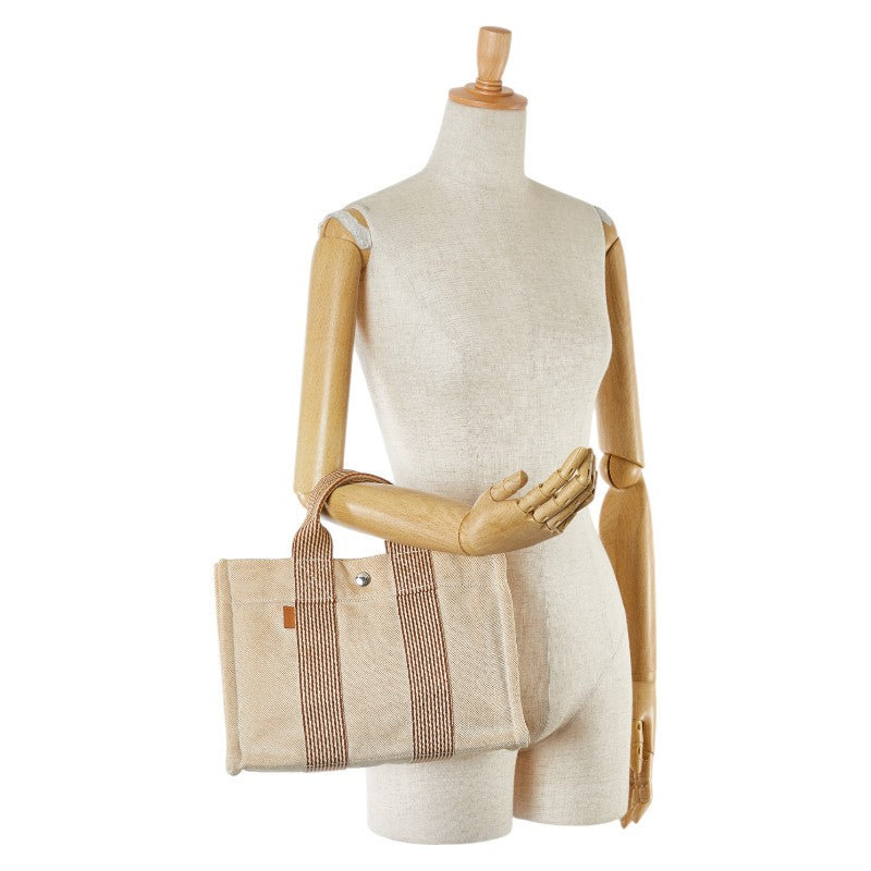 Hermes Canvas New Fourre-Tout PM Tote