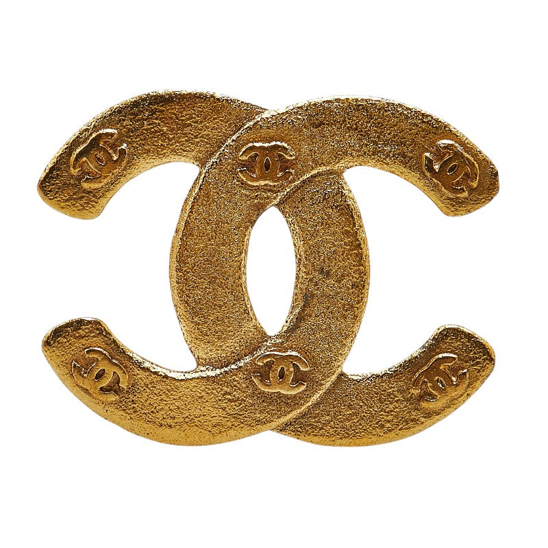 Chanel Coco Mark Gold Brooch