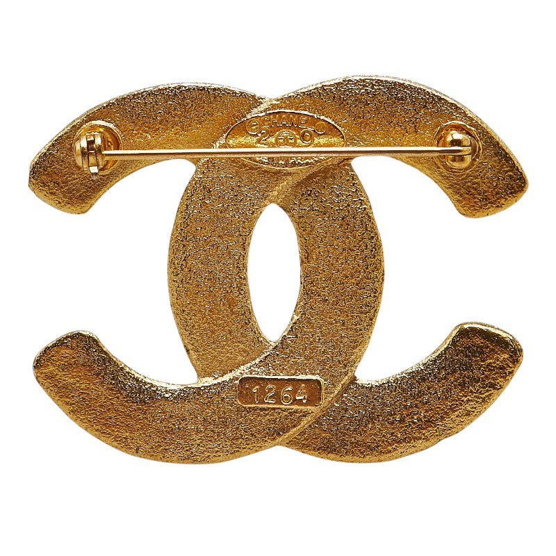 Chanel Coco Mark Gold Brooch