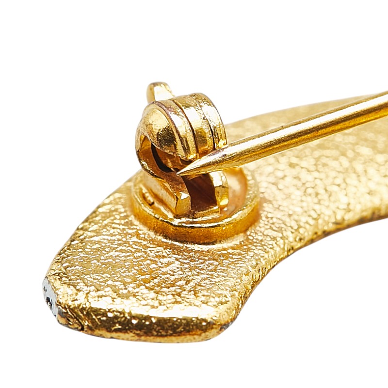 Chanel Coco Mark Gold Brooch