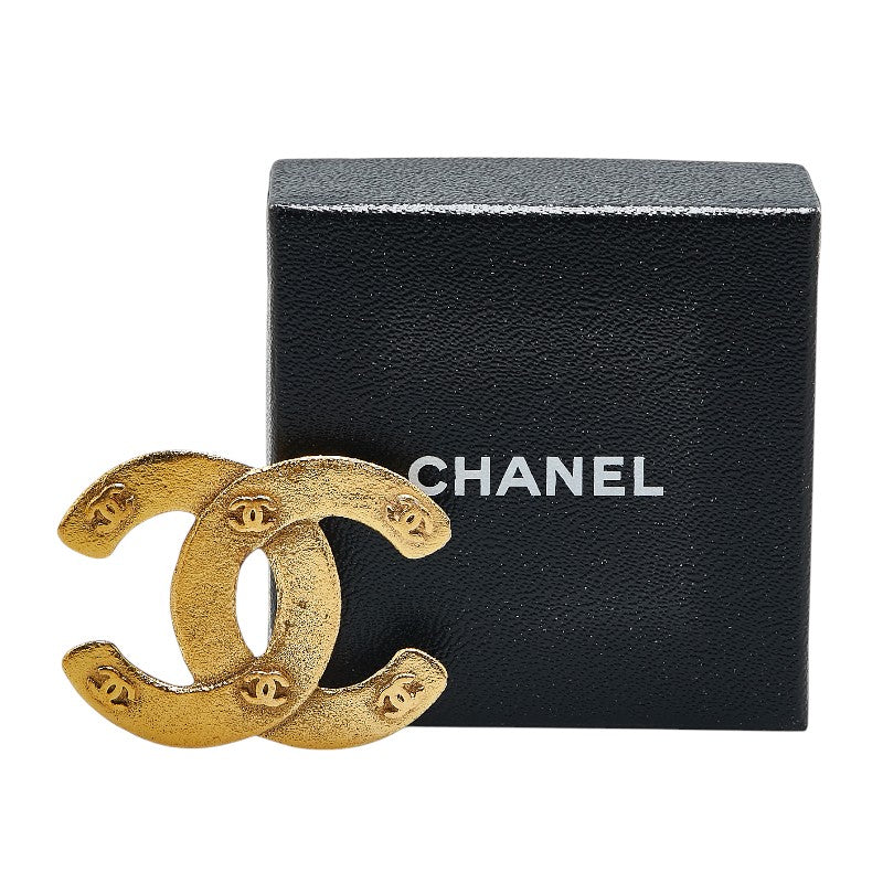 Chanel Coco Mark Gold Brooch