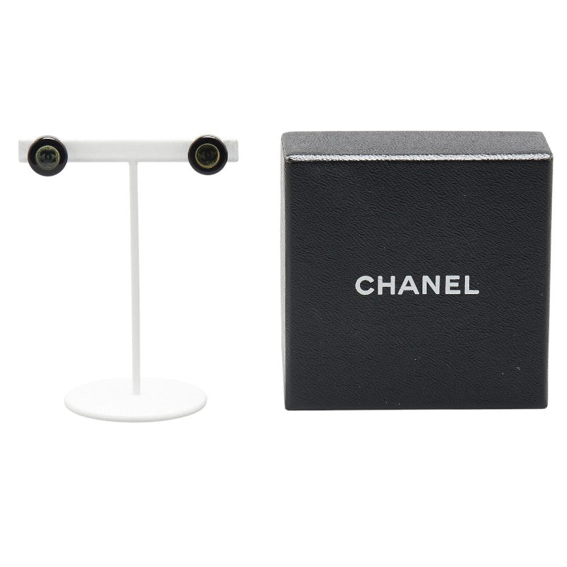 Chanel Coco Mark Plastic Earrings