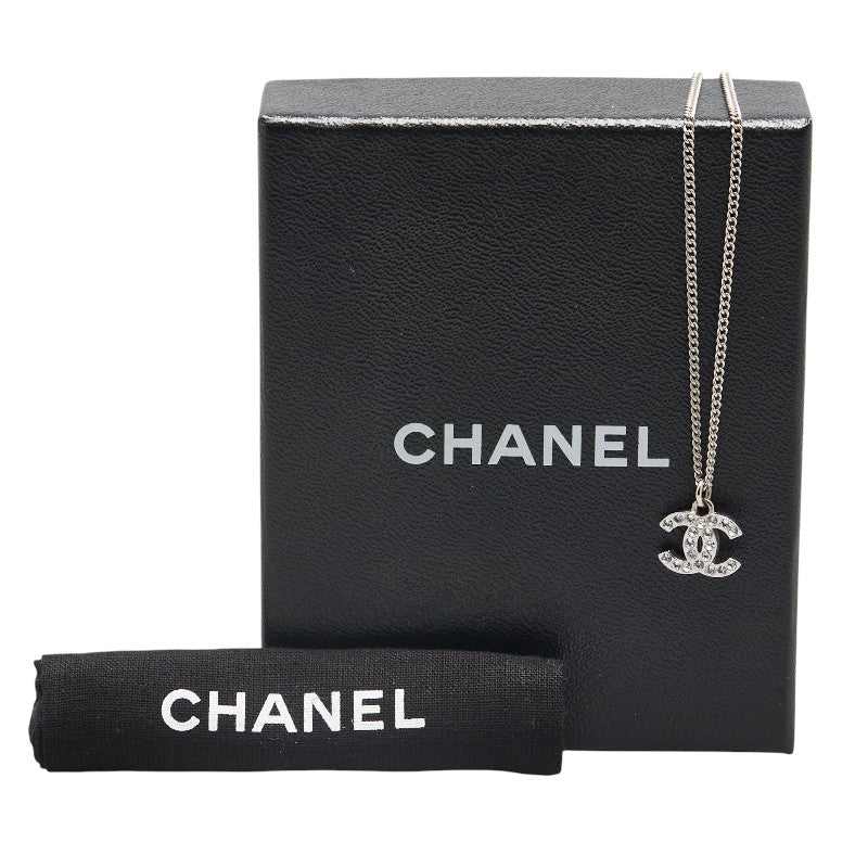 Chanel Vintage Coco Mark Rhinestone Necklace