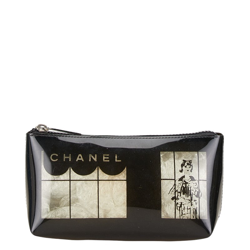 Chanel Skeleton Window Clear Cosmetic Pouch