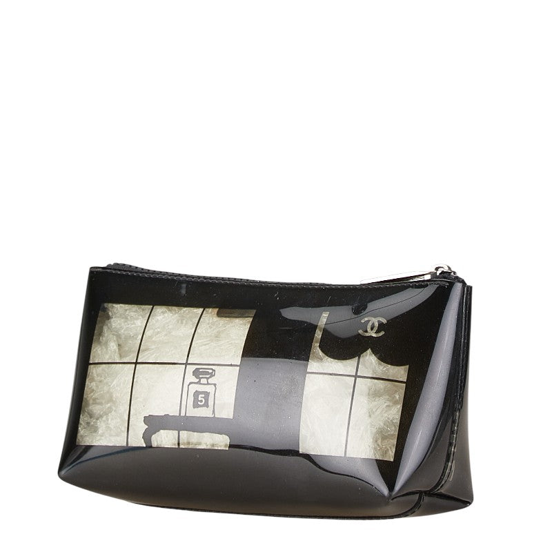 Chanel Skeleton Window Clear Cosmetic Pouch