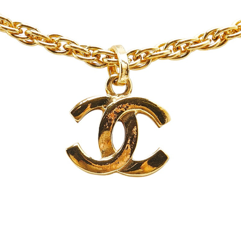 Chanel Coco Mark Necklace Gold Plated