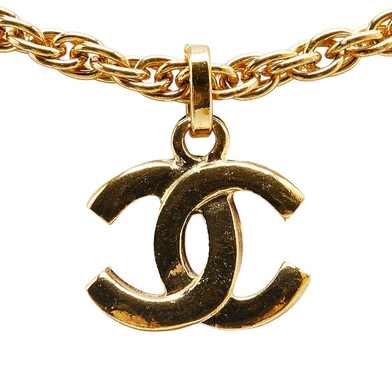 Chanel Coco Mark Necklace Gold Plated