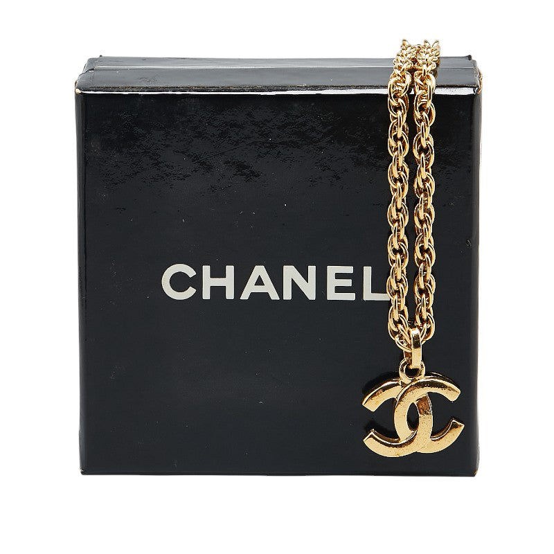 Chanel Coco Mark Necklace Gold Plated