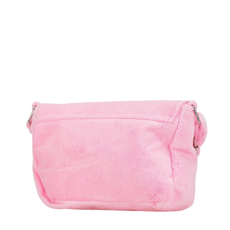 Chanel Coco Mark Shoulder Bag Pink White