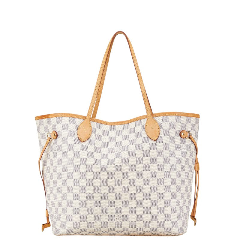 Louis Vuitton Damier Azur Neverfull MM Tote Bag