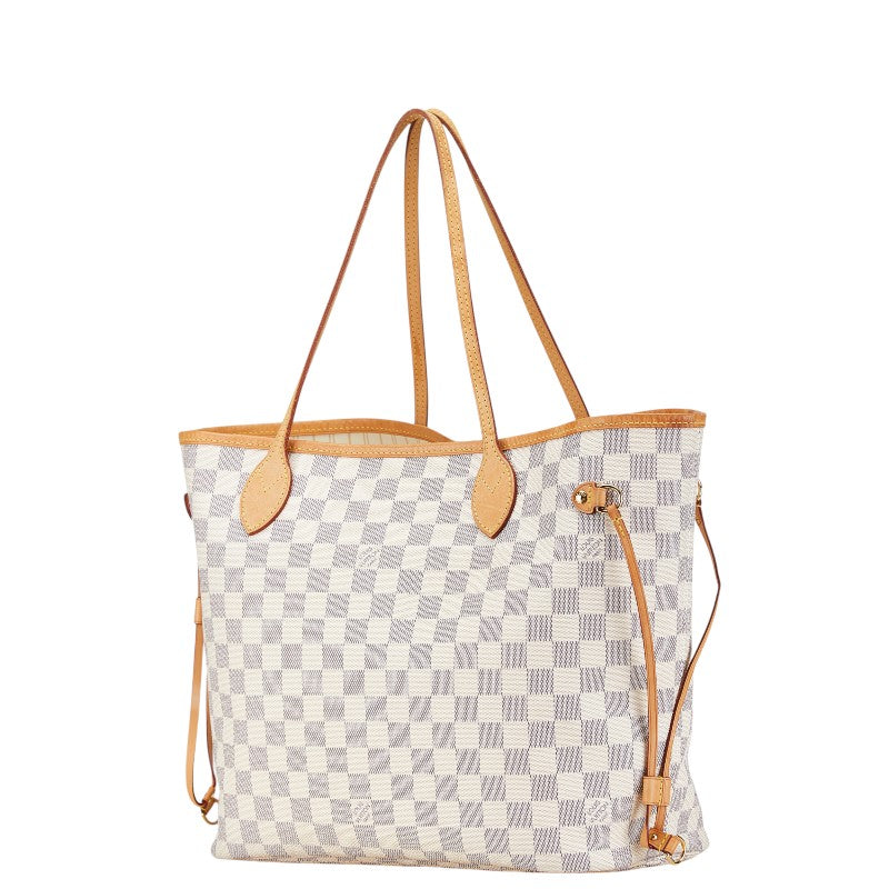 Louis Vuitton Damier Azur Neverfull MM Tote Bag