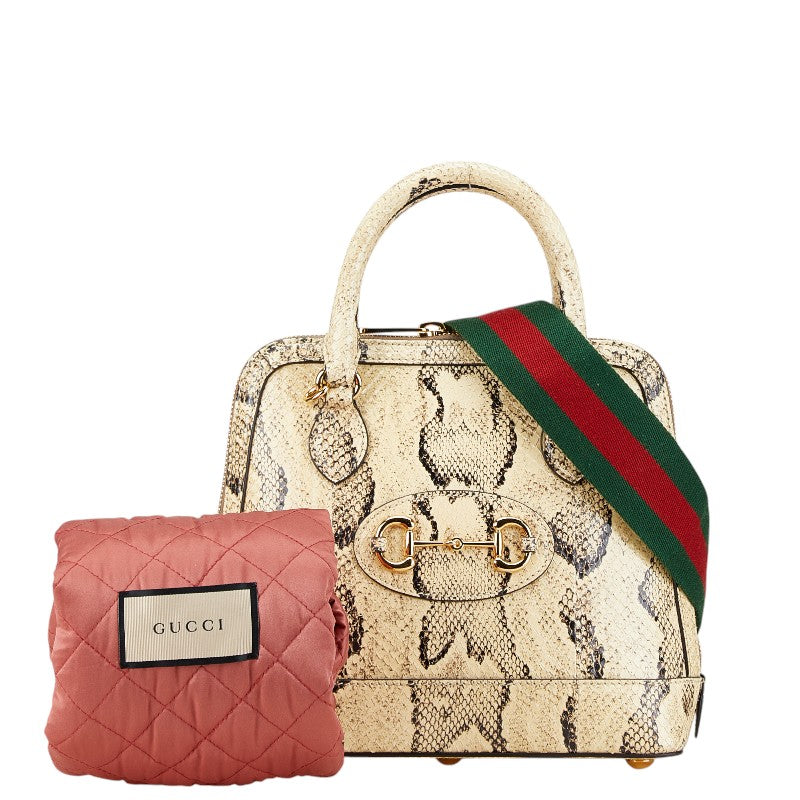 Gucci Horsebit Leather 2WAY Handbag 677367