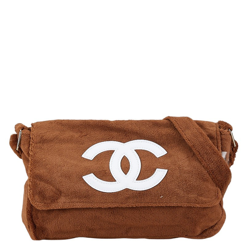 Chanel Coco Mark Shoulder Bag Brown