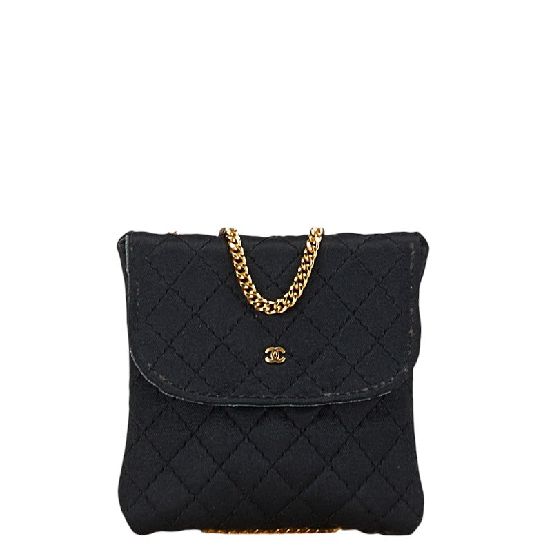 Chanel Satin Matelasse Chain Shoulder Bag