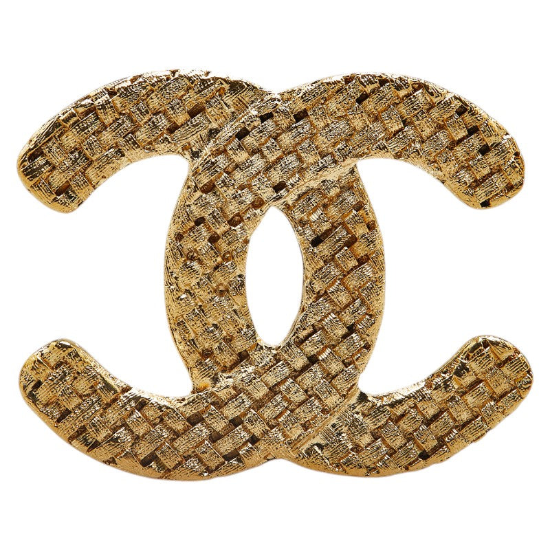 Chanel Coco Mark Gold Plated Brooch