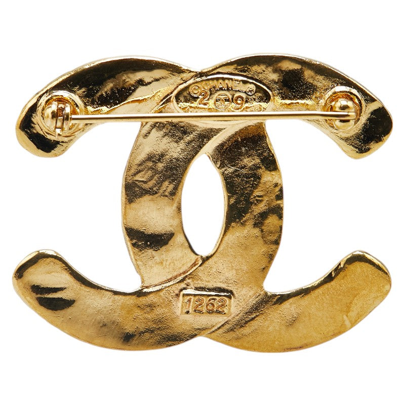 Chanel Coco Mark Gold Plated Brooch