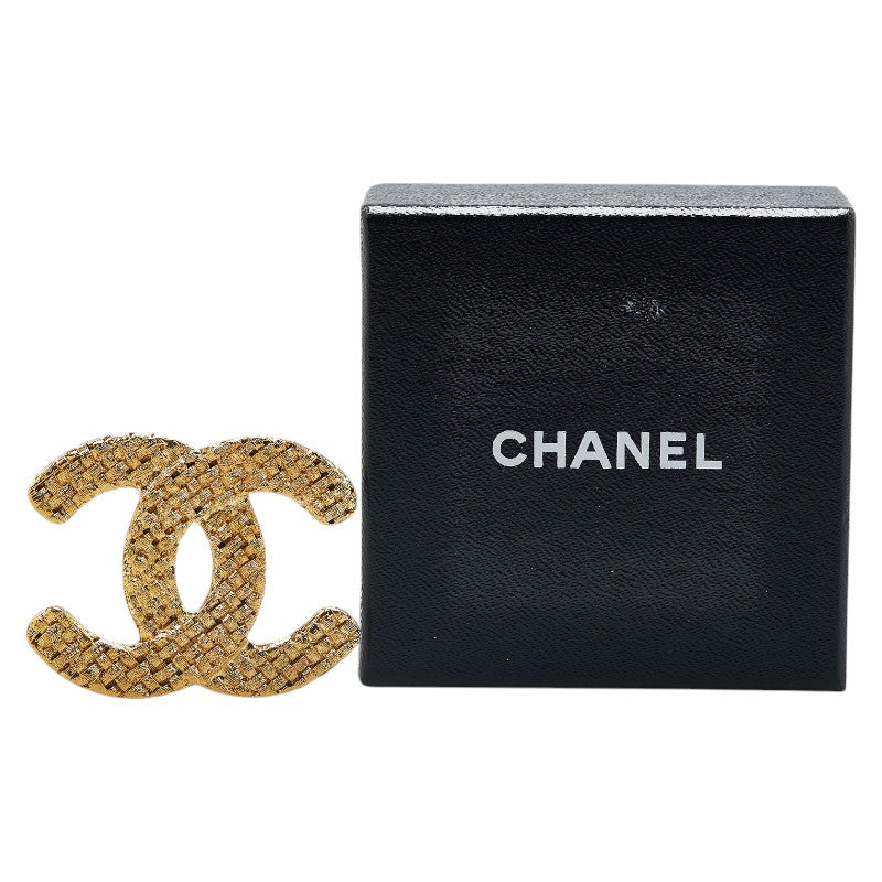 Chanel Coco Mark Gold Plated Brooch