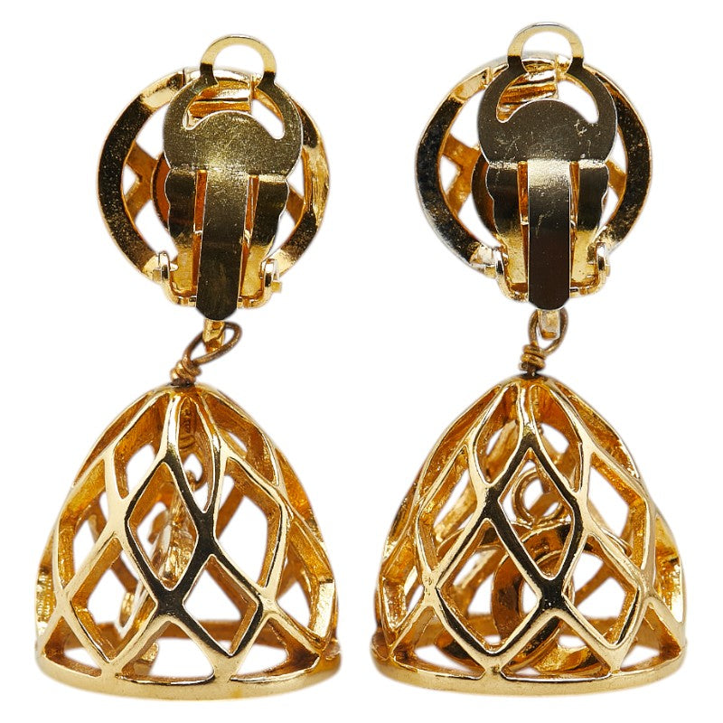 Chanel Coco Mark Birdcage Swing Earrings