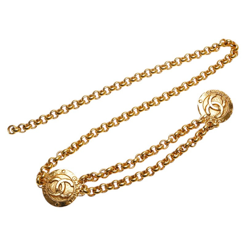 Chanel Coco Mark Chain Belt Gold