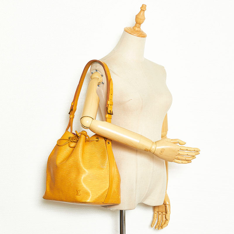 LOUIS VUITTON Shoulder Bag M44109 Petit Noe Epi Leather yellow
