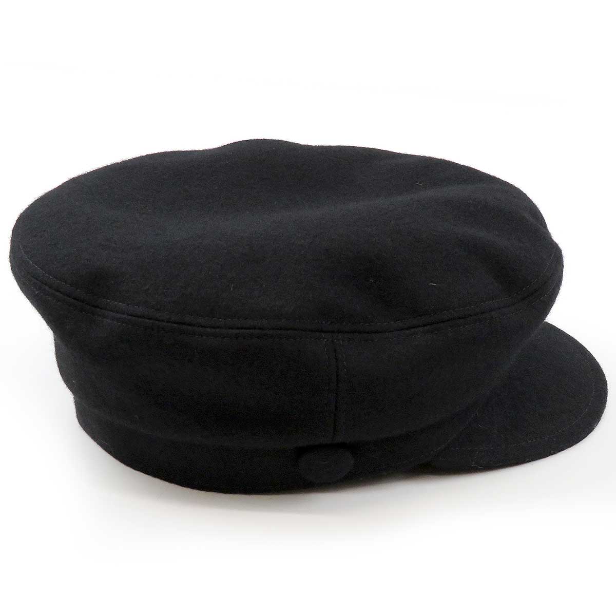 Chanel Wool Casquette Hat Black