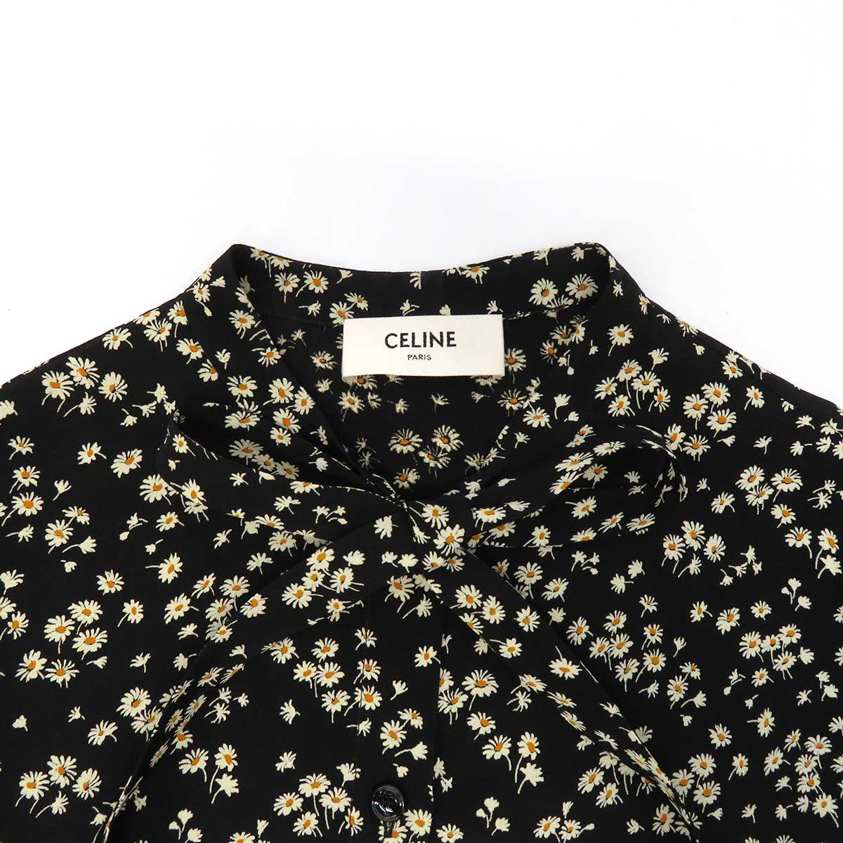 Celine Floral Bow Tie Blouse 2B243564D