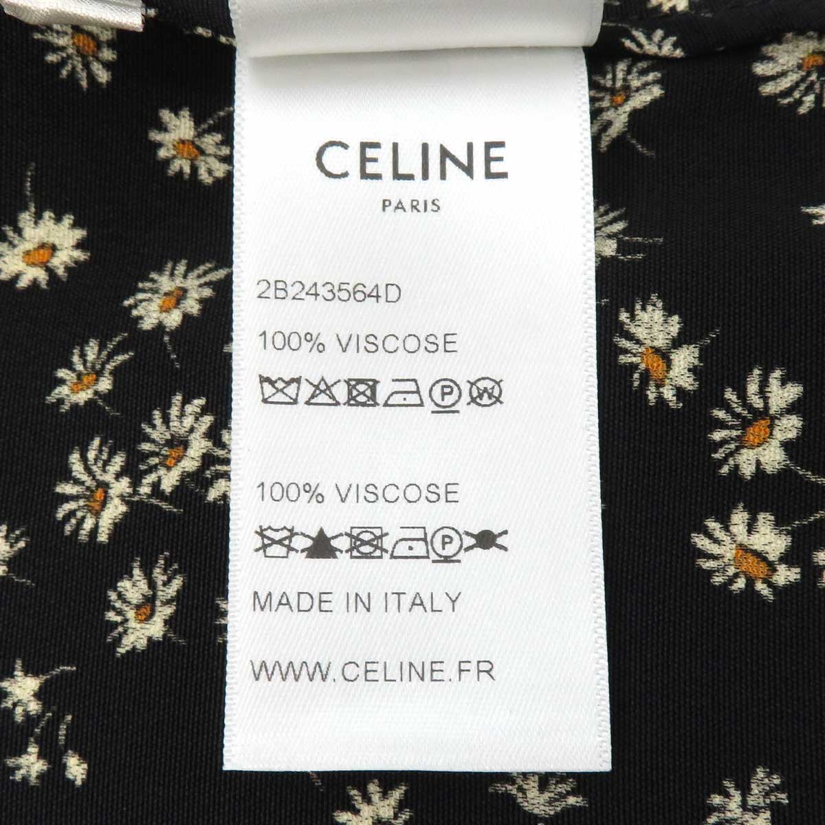 Celine Floral Bow Tie Blouse 2B243564D