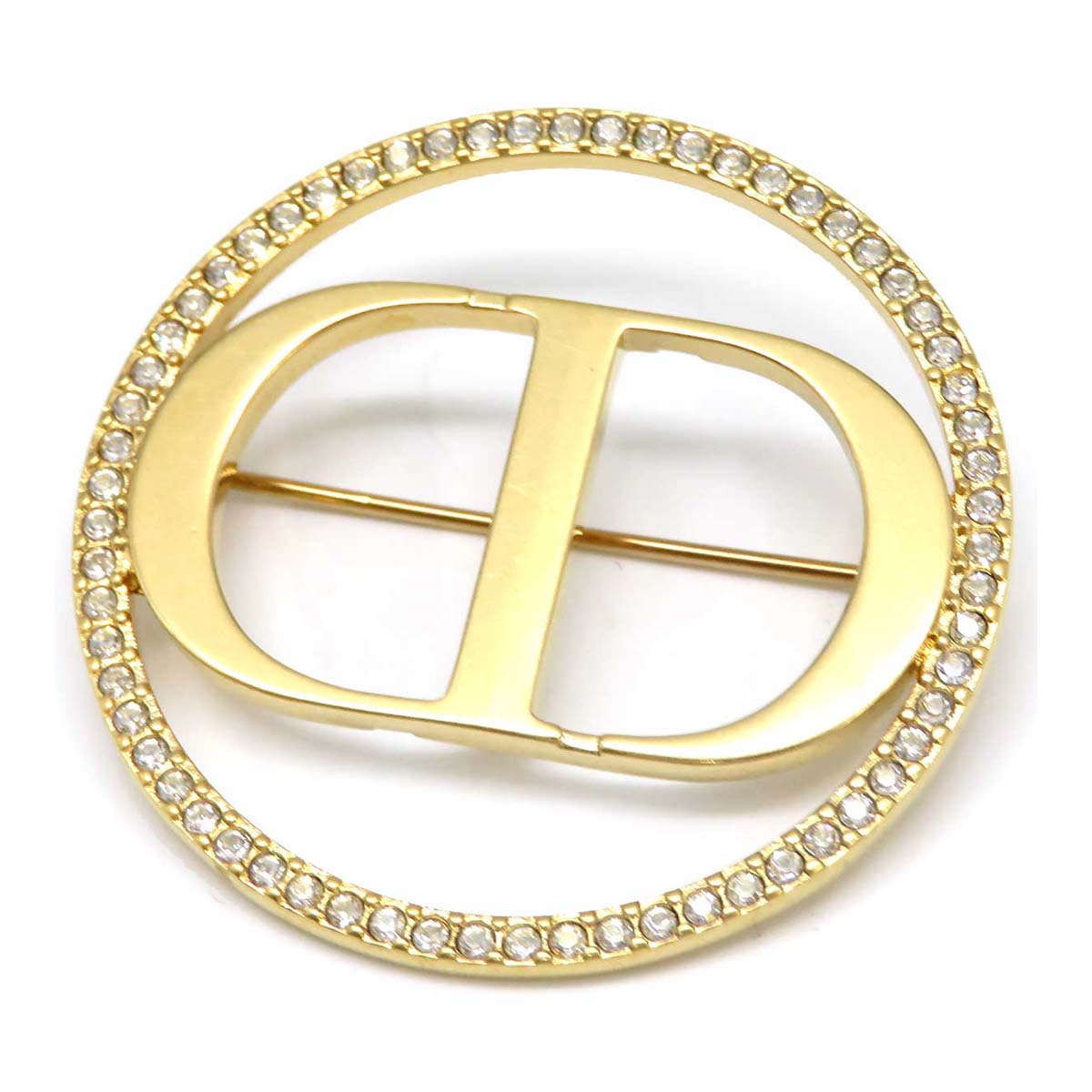 Dior GP Rhinestone Brooch