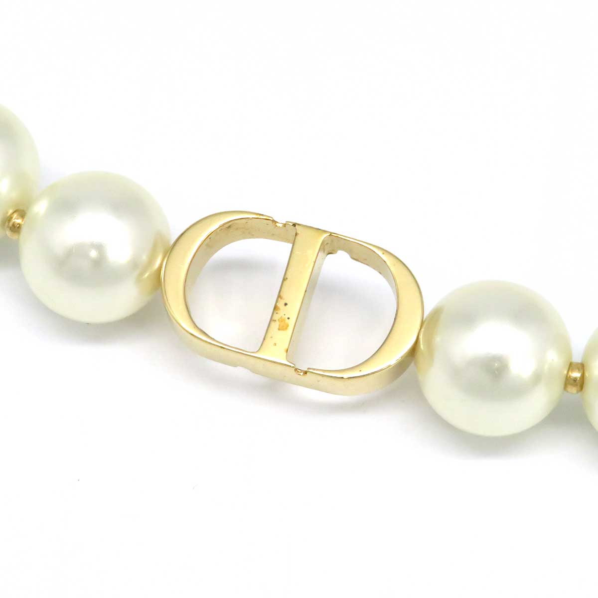 Dior Choker GP Resin Pearl White