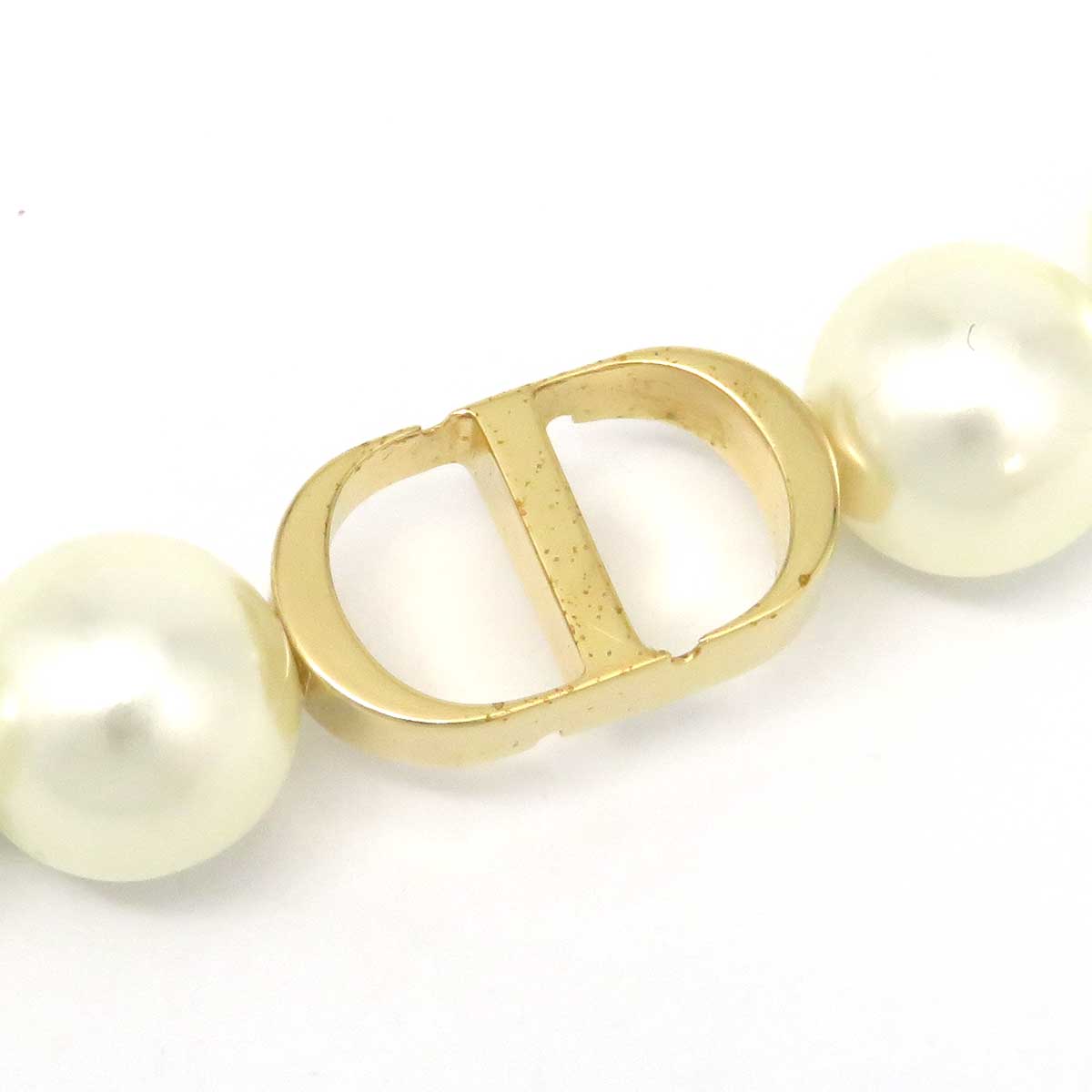 Dior Choker GP Resin Pearl White